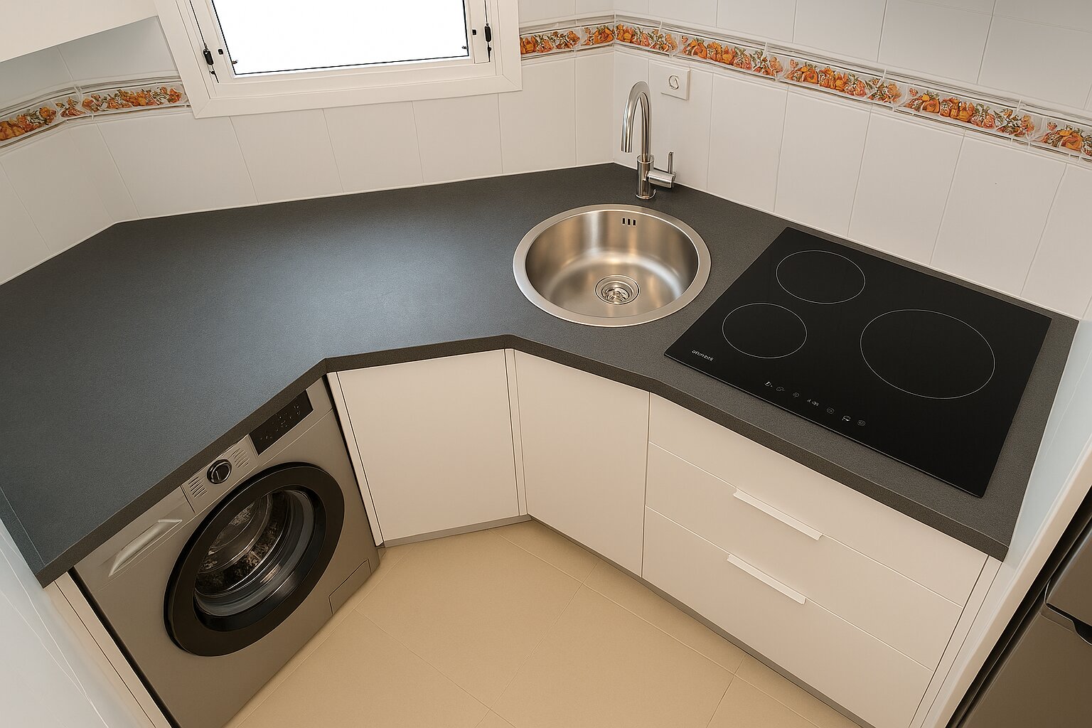 Modern Budget Makeover Kitchen